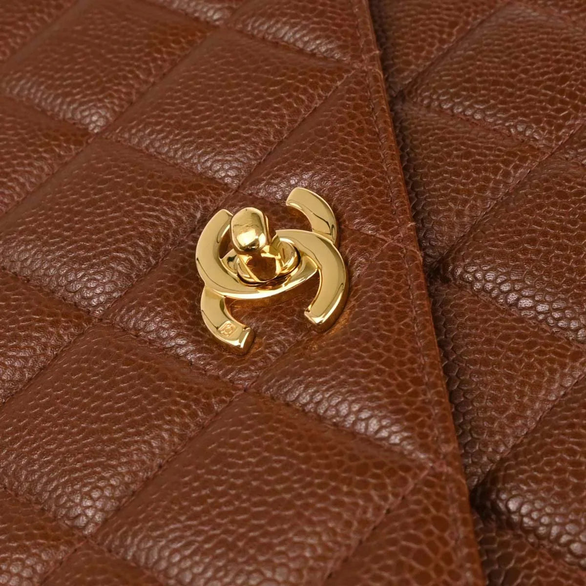 Chanel 1996-1997 Brown Calfskin Handbag
