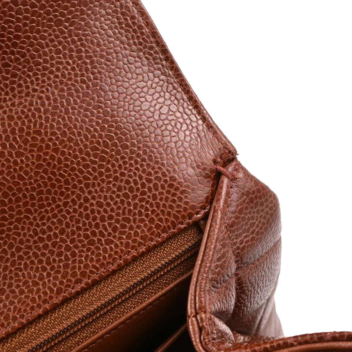 Chanel 1996-1997 Brown Calfskin Handbag
