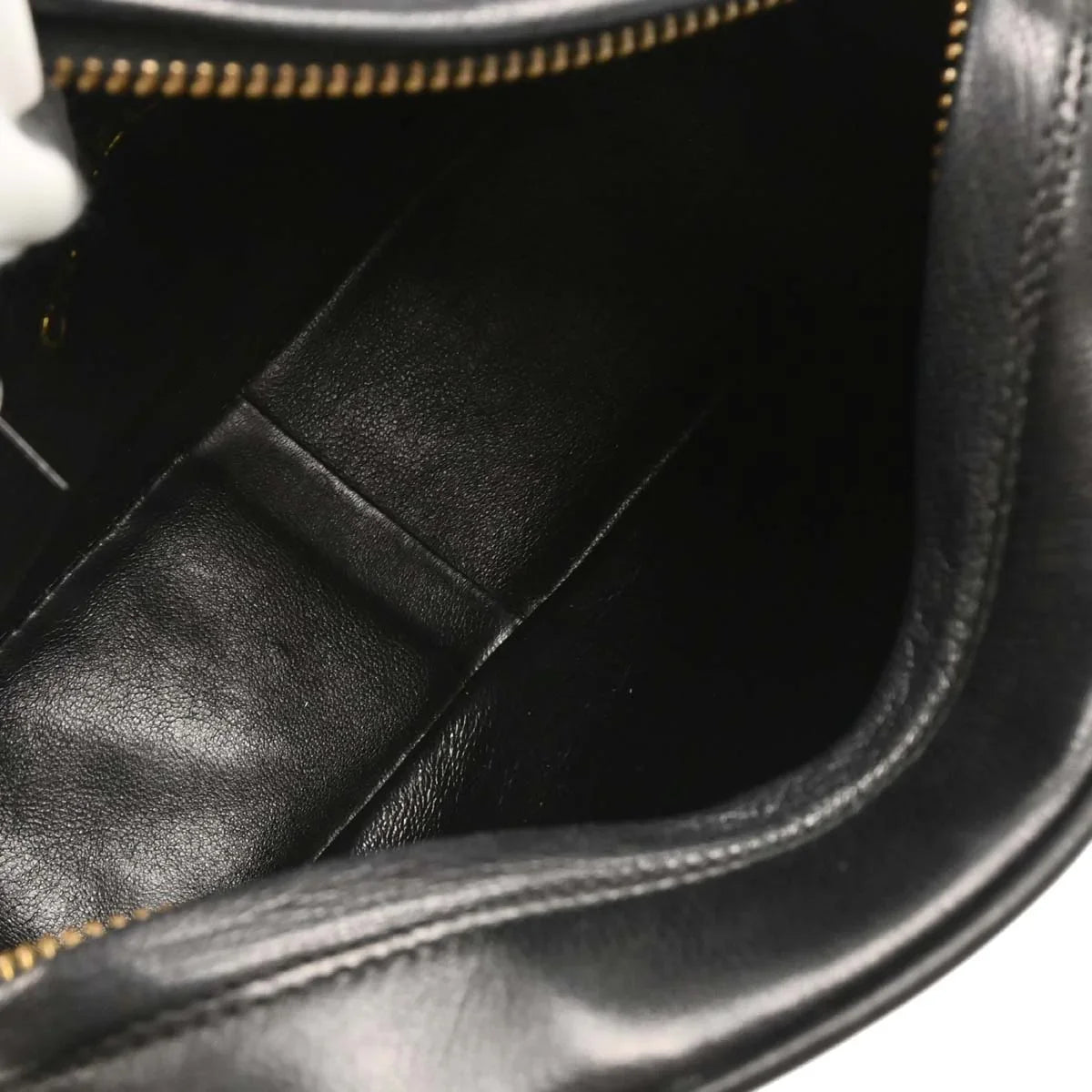 Chanel 1989-1991 Black Lambskin Camera Bag Mini