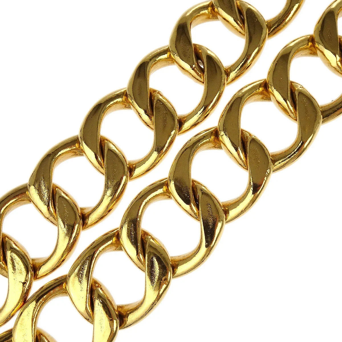 Chanel Chain Belt Medallion Gold Small Good