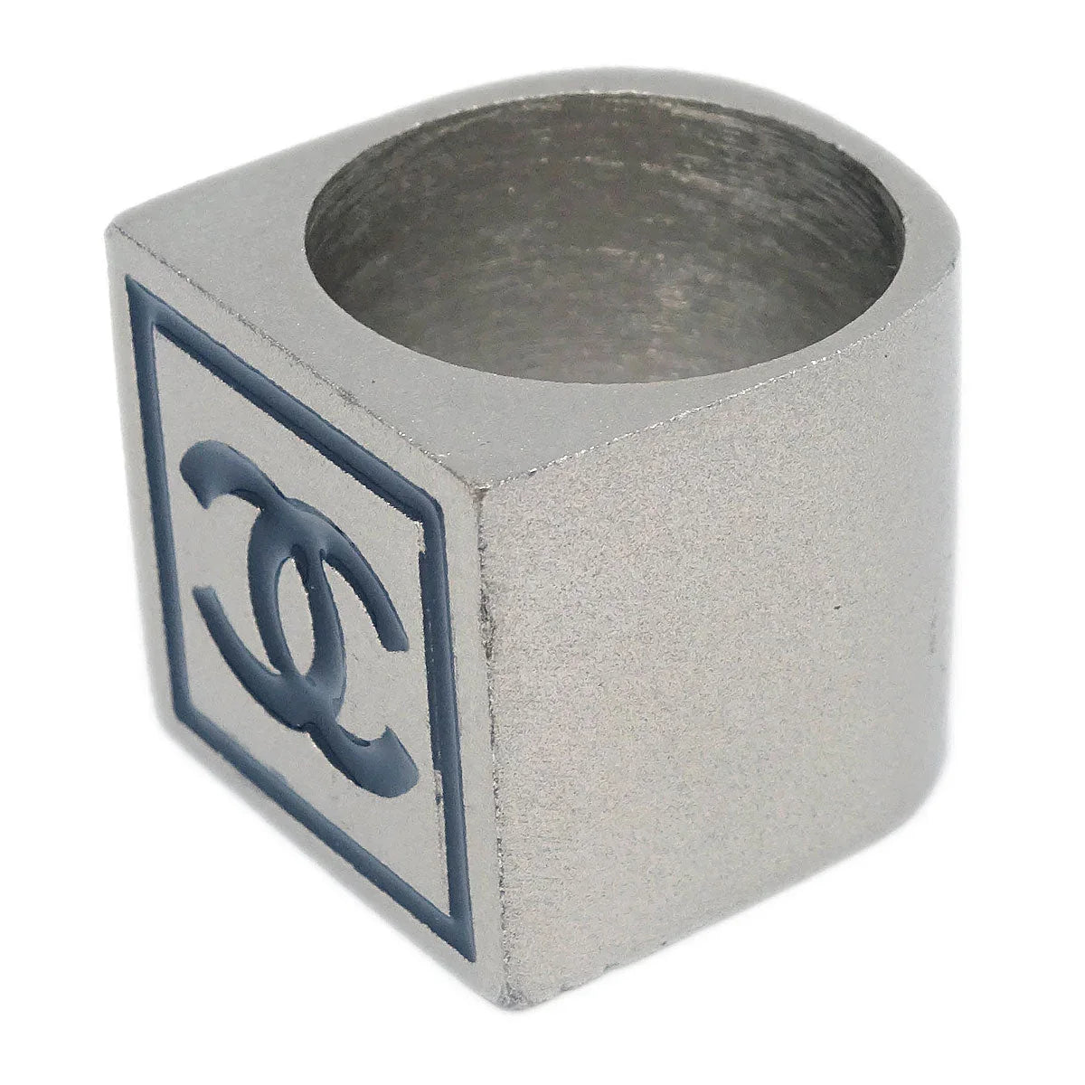 Chanel Ring Silver #53 02A