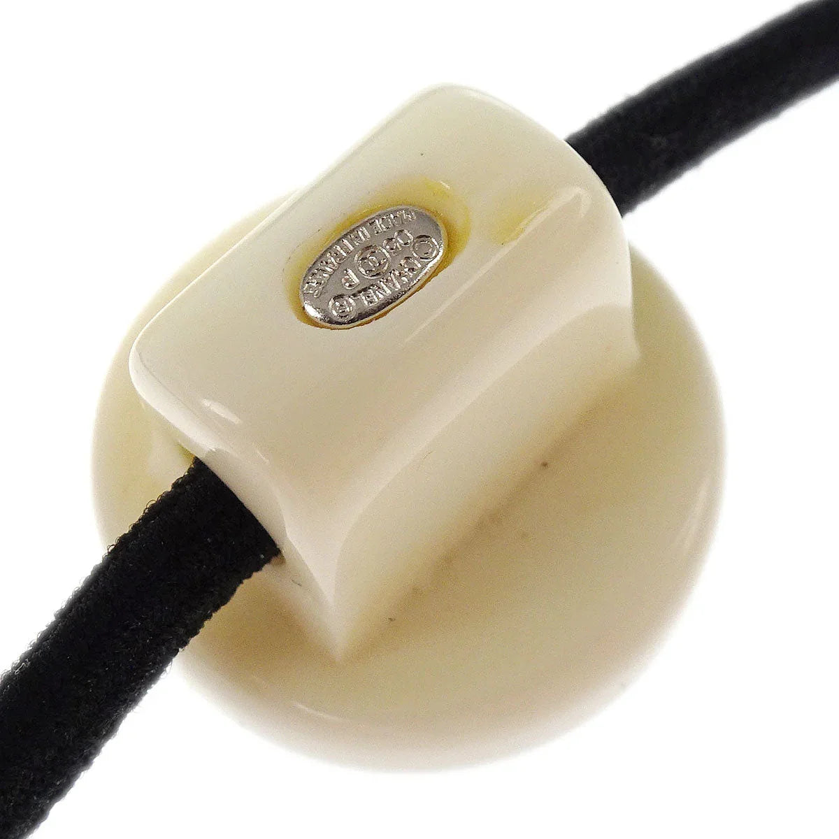 Chanel Hair Band Hair Accessories Black 05P
