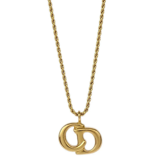 Christian Dior Necklace Pendant Gold