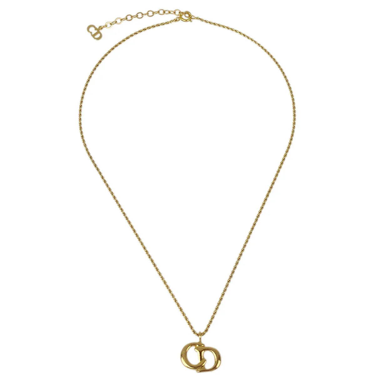 Christian Dior Necklace Pendant Gold