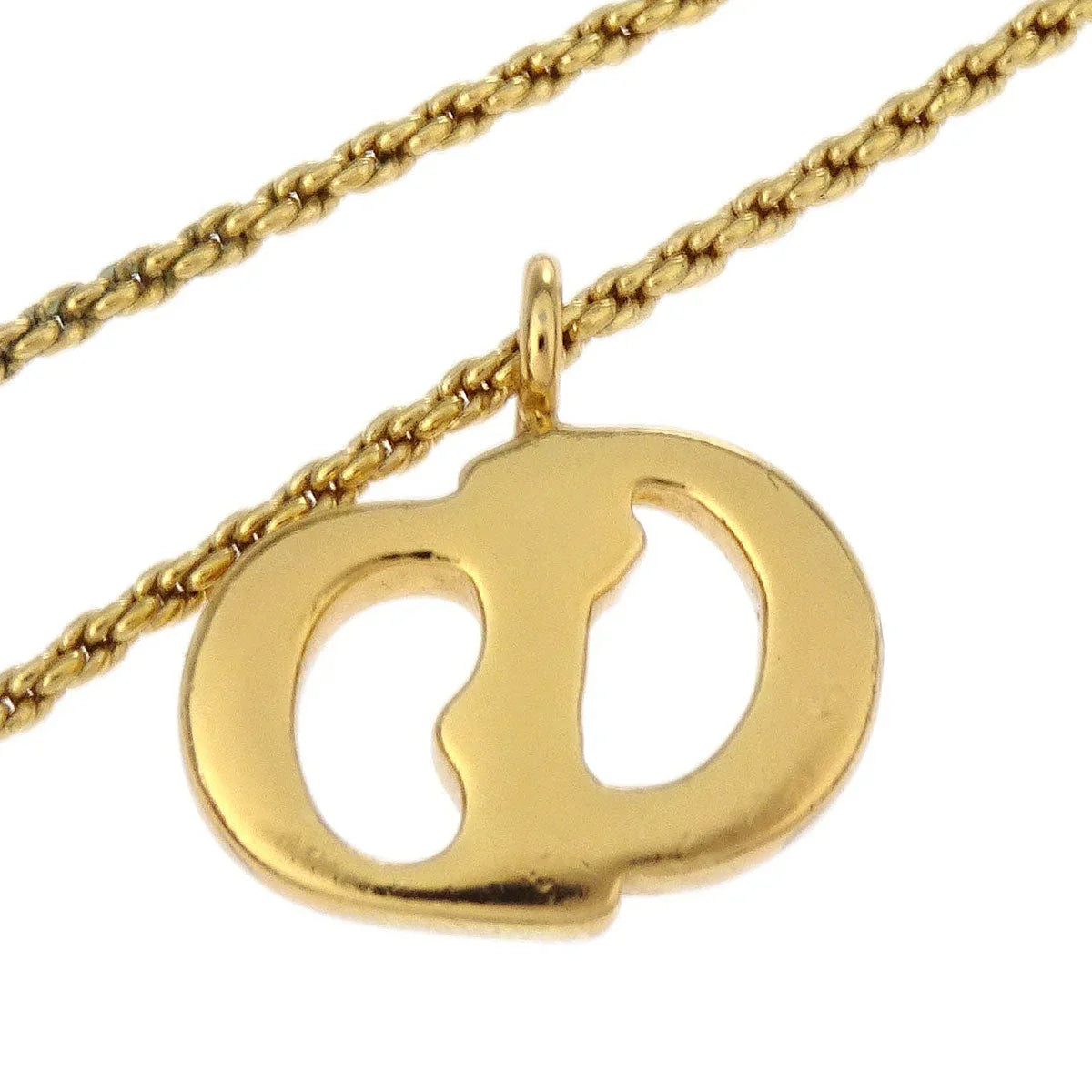 Christian Dior Necklace Pendant Gold
