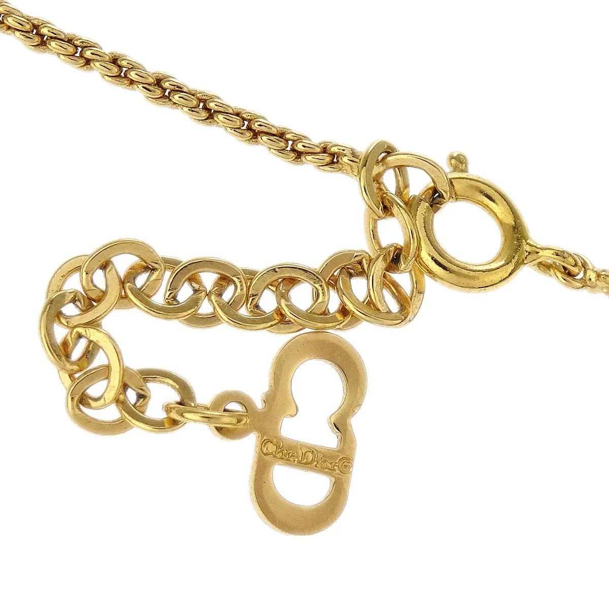Christian Dior Necklace Pendant Gold
