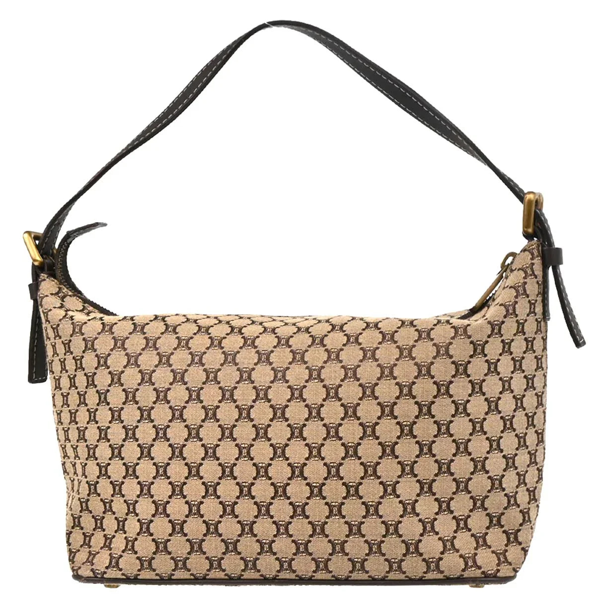 Celine Beige Canvas Macadam Handbag