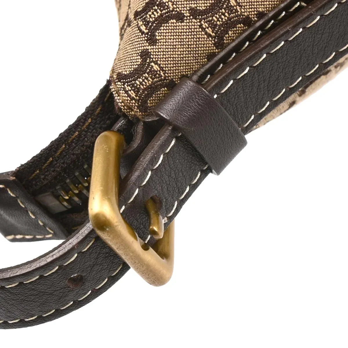 Celine Beige Canvas Macadam Handbag