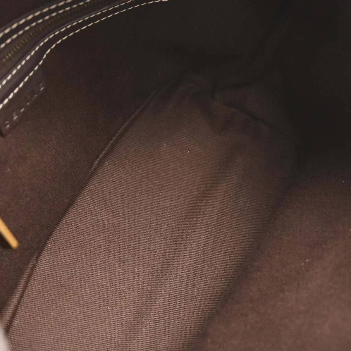 Celine Beige Canvas Macadam Handbag