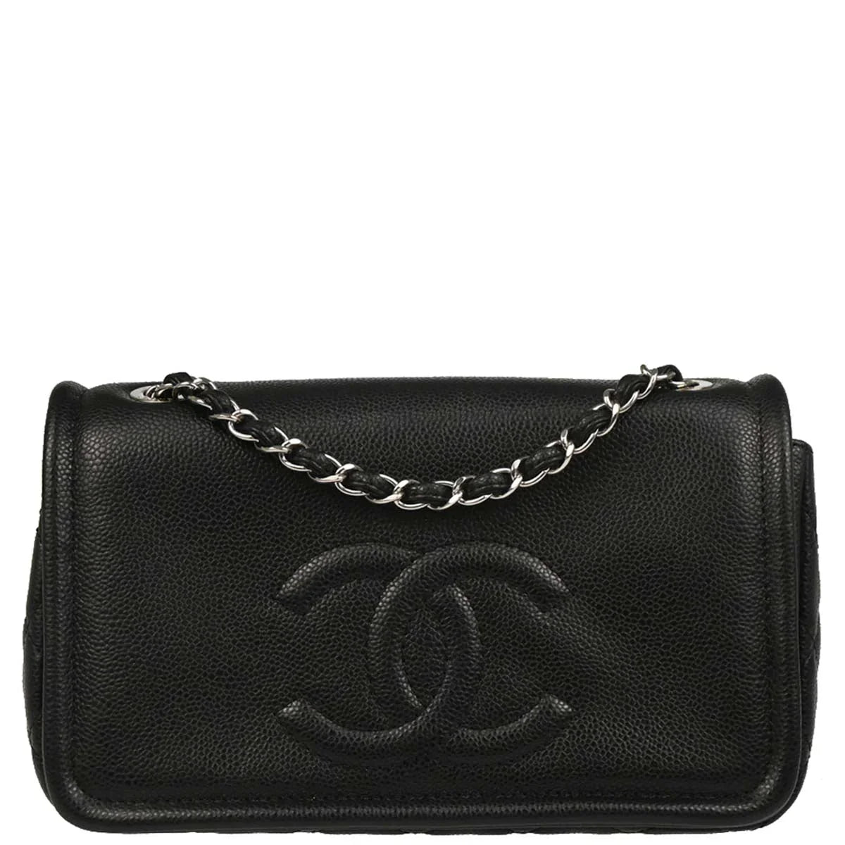 Chanel 2009-2010 Black Calfskin Shoulder Bag