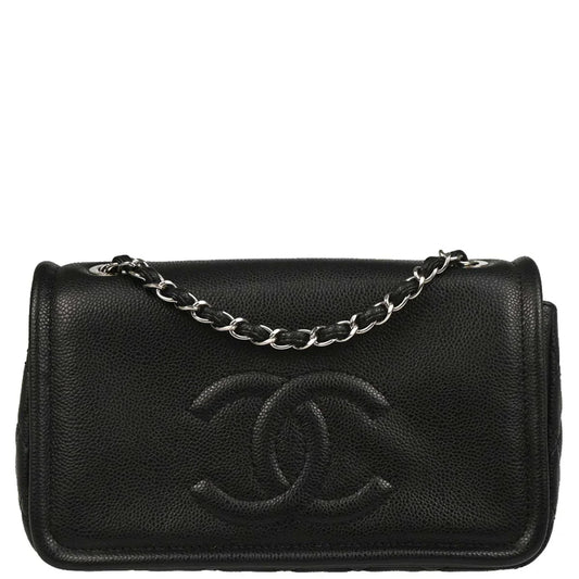 Chanel 2009-2010 Black Calfskin Shoulder Bag