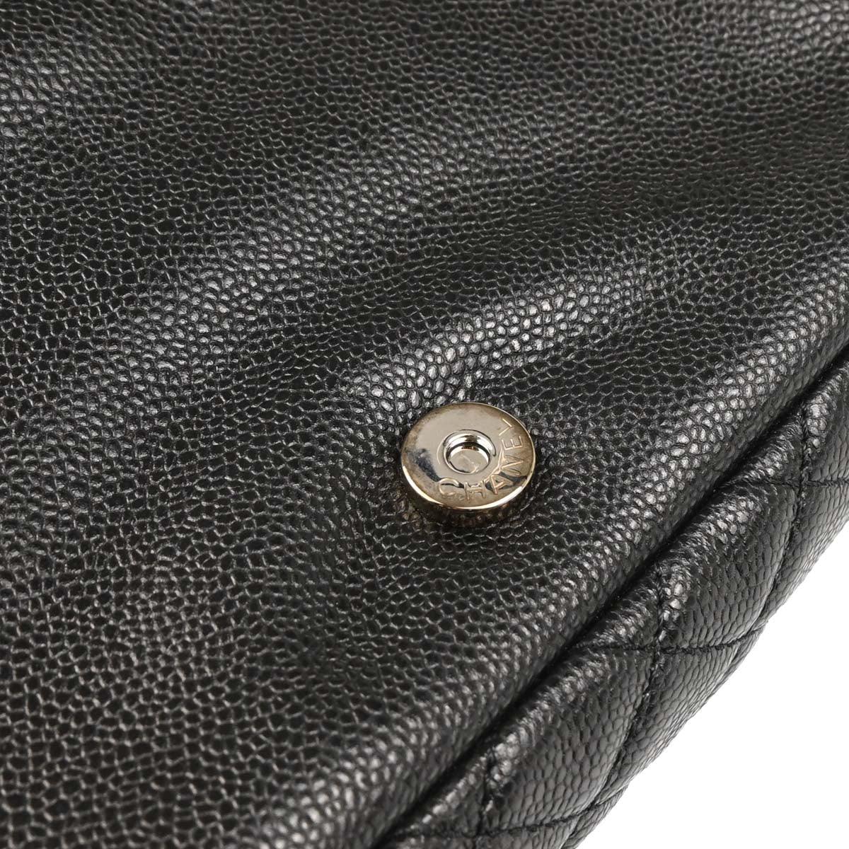Chanel 2009-2010 Black Calfskin Shoulder Bag