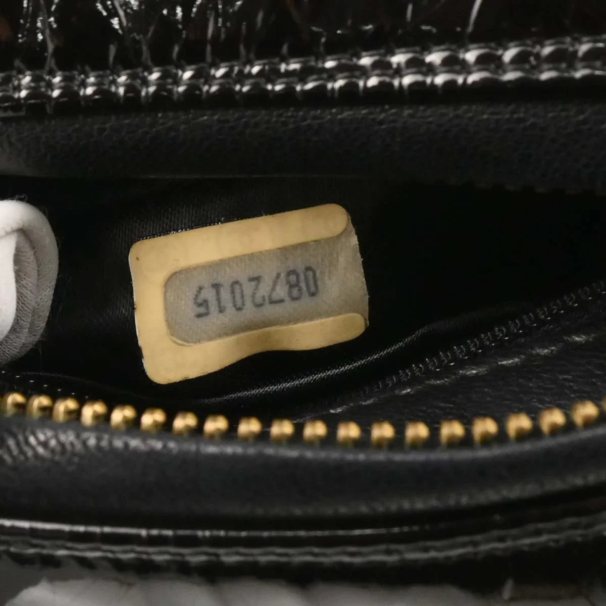 Chanel 1986-1988 Black Patent Leather Camera Bag