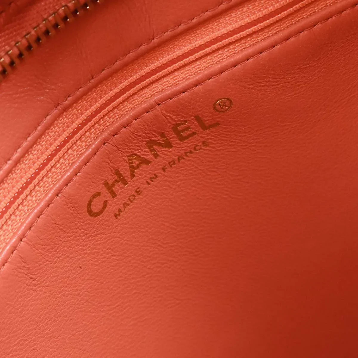 Chanel 2003-2004 Salmon Pink Caviar Medallion Tote Handbag