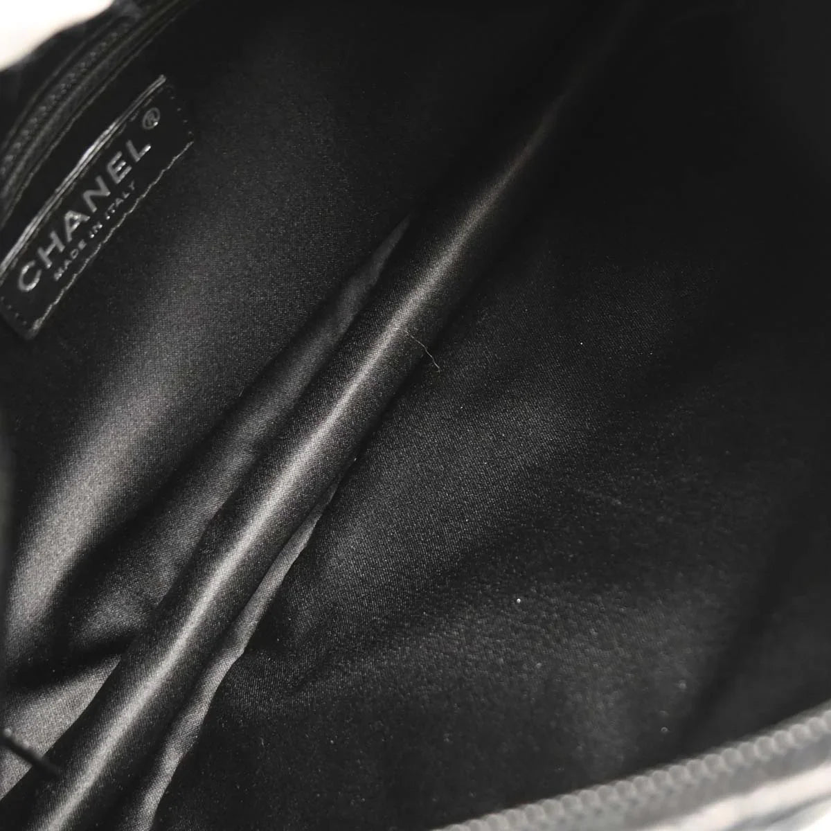 Chanel Black Calfskin Tote Handbag