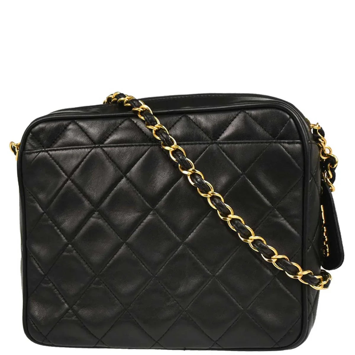 Chanel 1994-1996 Black Lambskin Camera Bag