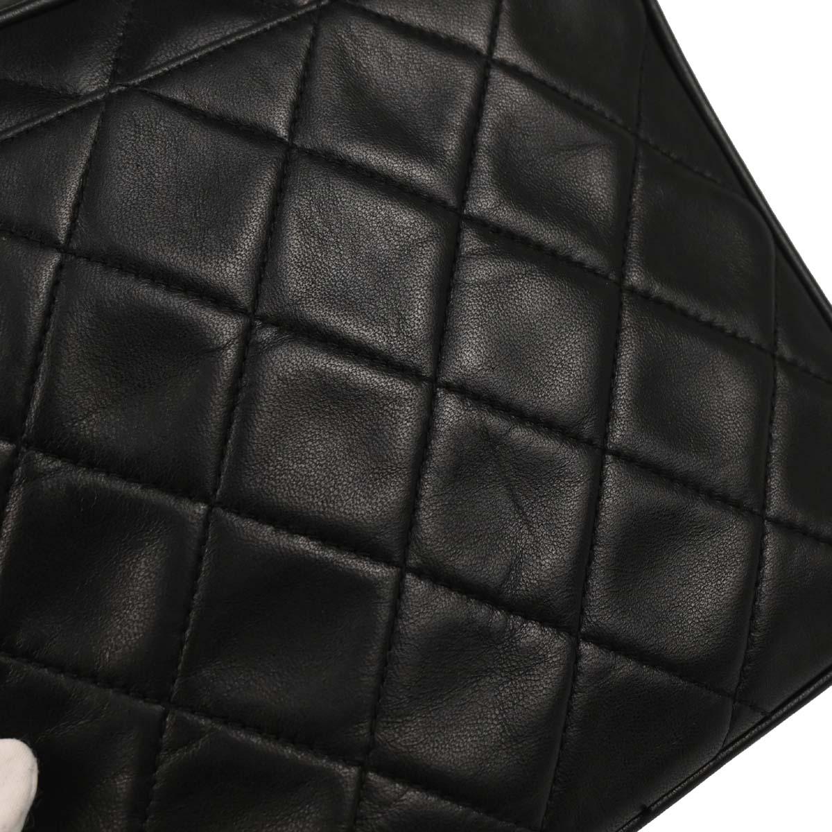 Chanel 1994-1996 Black Lambskin Camera Bag