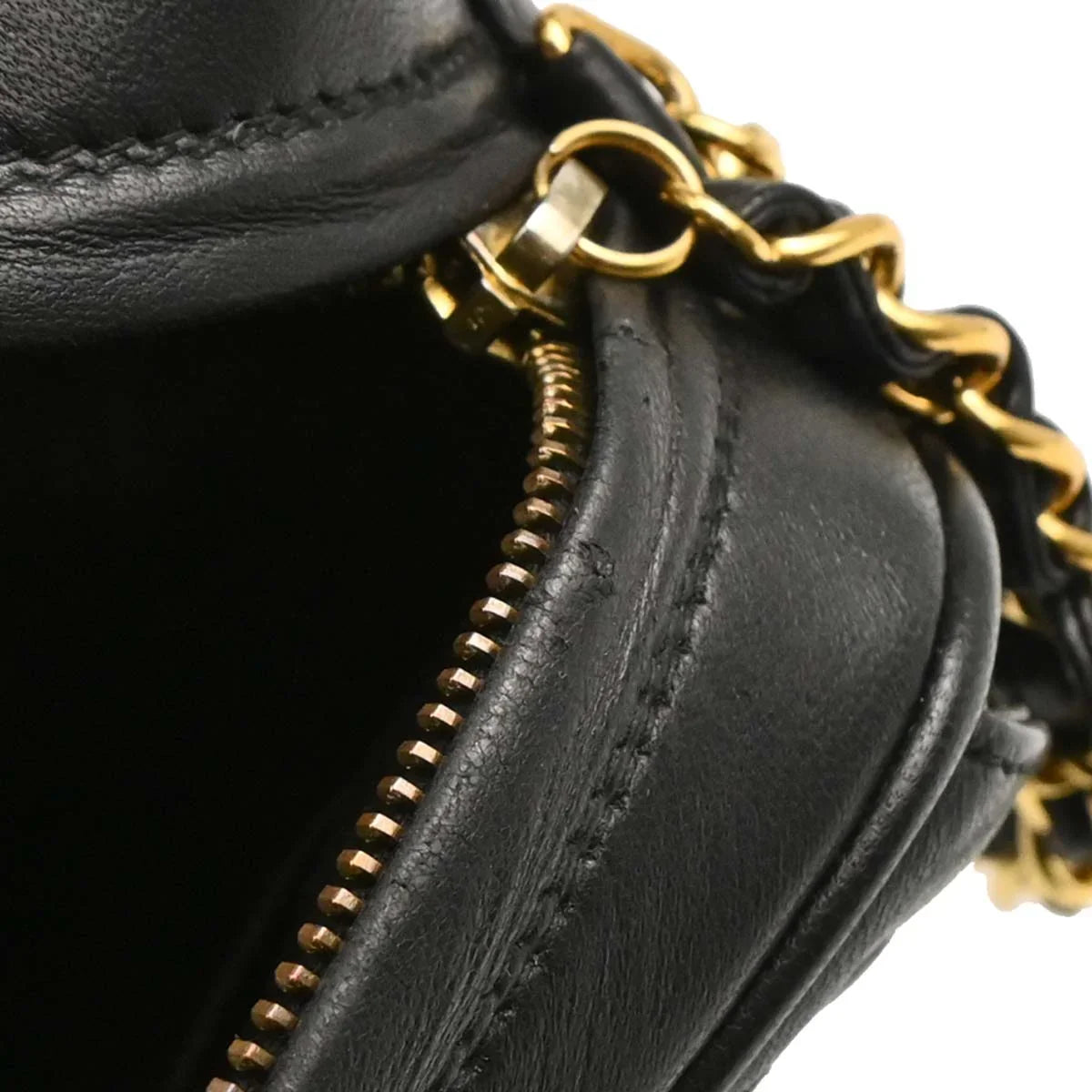 Chanel 1994-1996 Black Lambskin Camera Bag