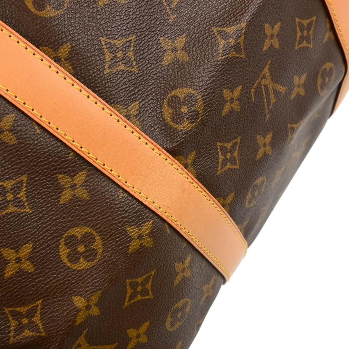 Louis Vuitton 2002 Monogram Keepall Bandouliere 60 Duffle Bag M41412