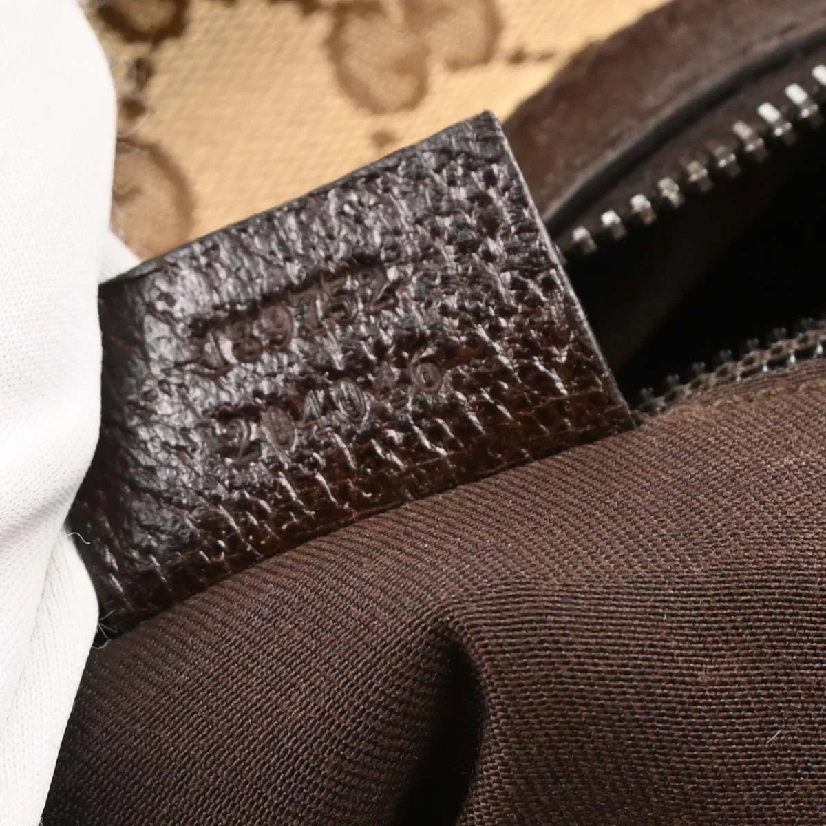 Gucci Beige Canvas GG Hobo Shoulder Bag