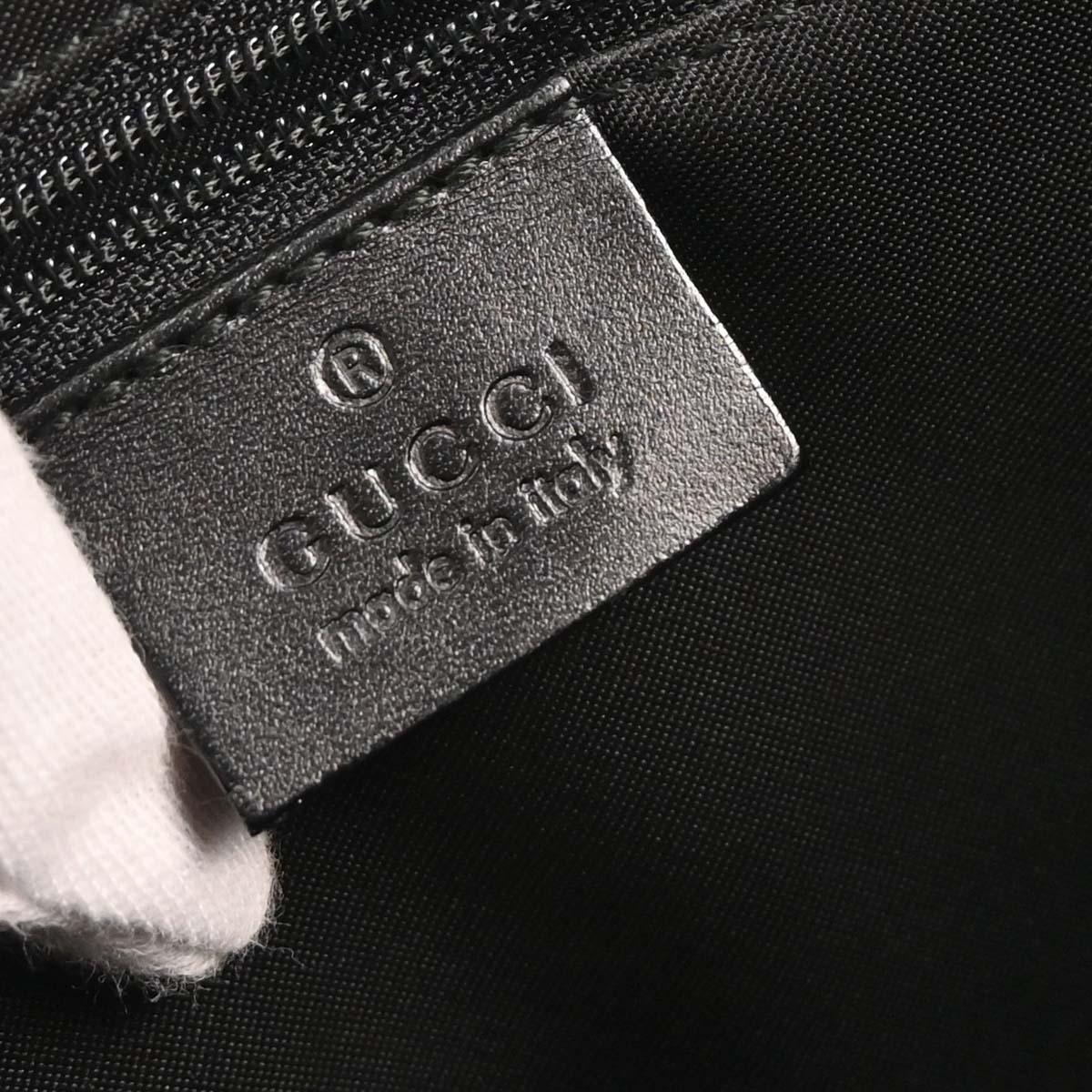 Gucci Black GG Jackie Hobo Handbag