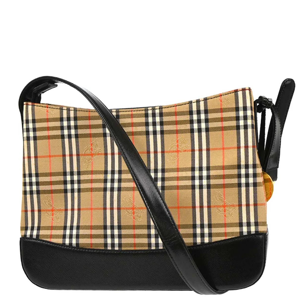 Burberry Beige Canvas House Check Tote Handbag