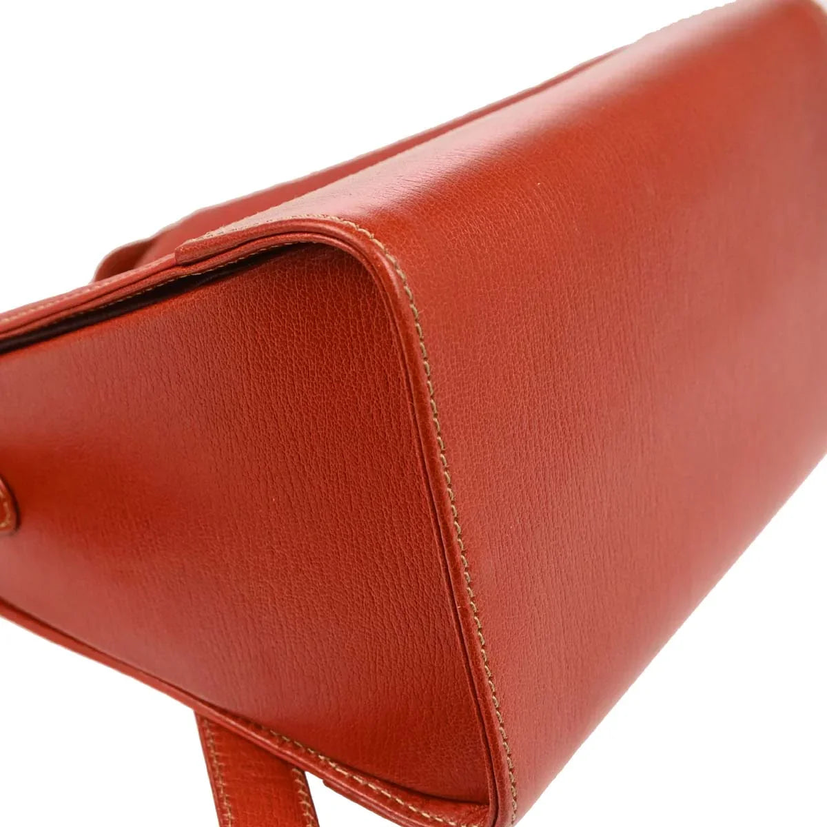 Loewe Vermilion Red Leather Shoulder Bag