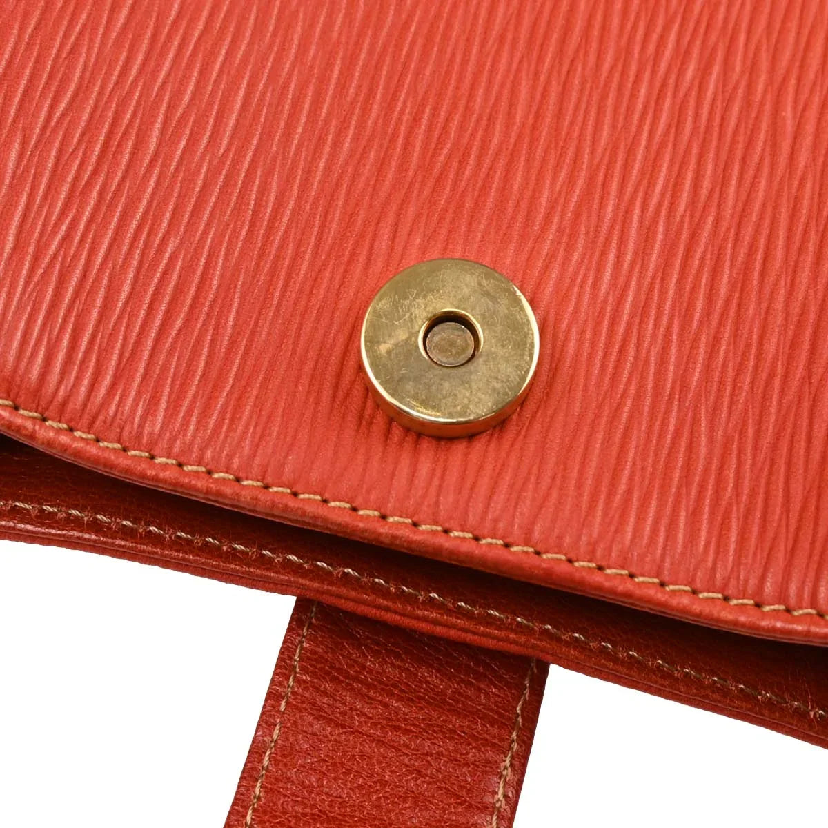 Loewe Vermilion Red Leather Shoulder Bag