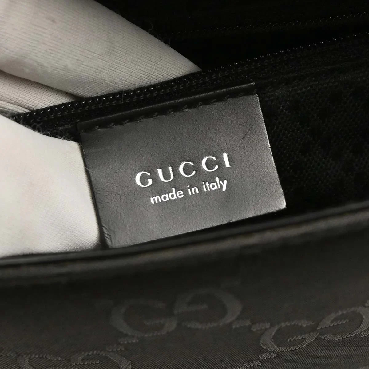 Gucci Black GG 2way Shoulder Handbag