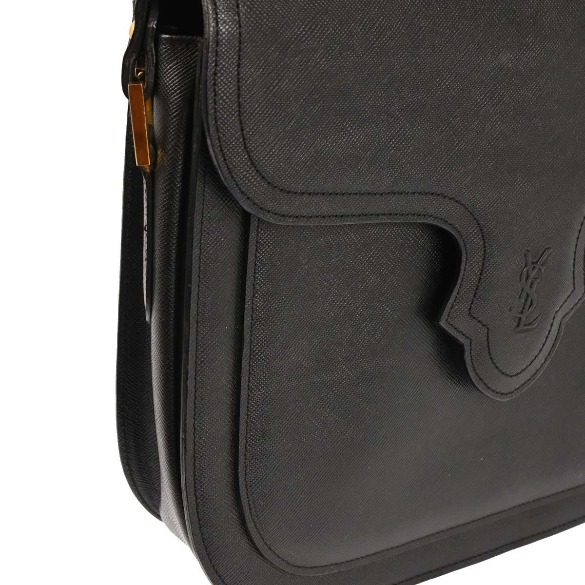 Yves Saint Laurent Black Leather Handbag