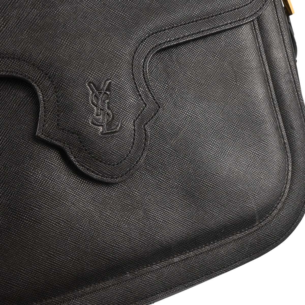 Yves Saint Laurent Black Leather Handbag