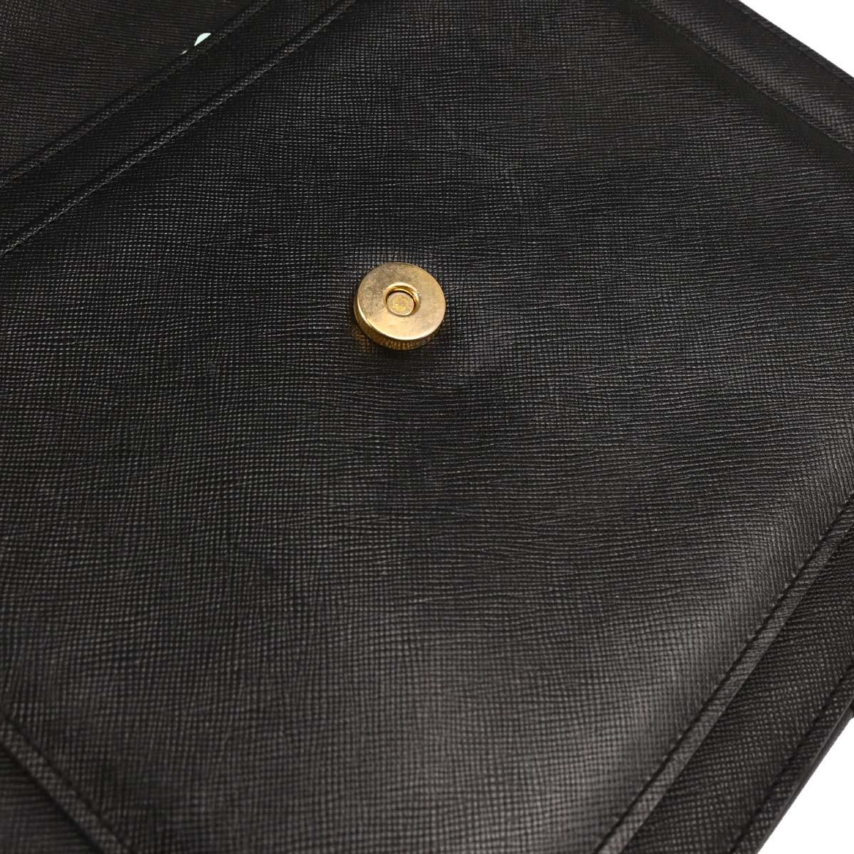 Yves Saint Laurent Black Leather Handbag