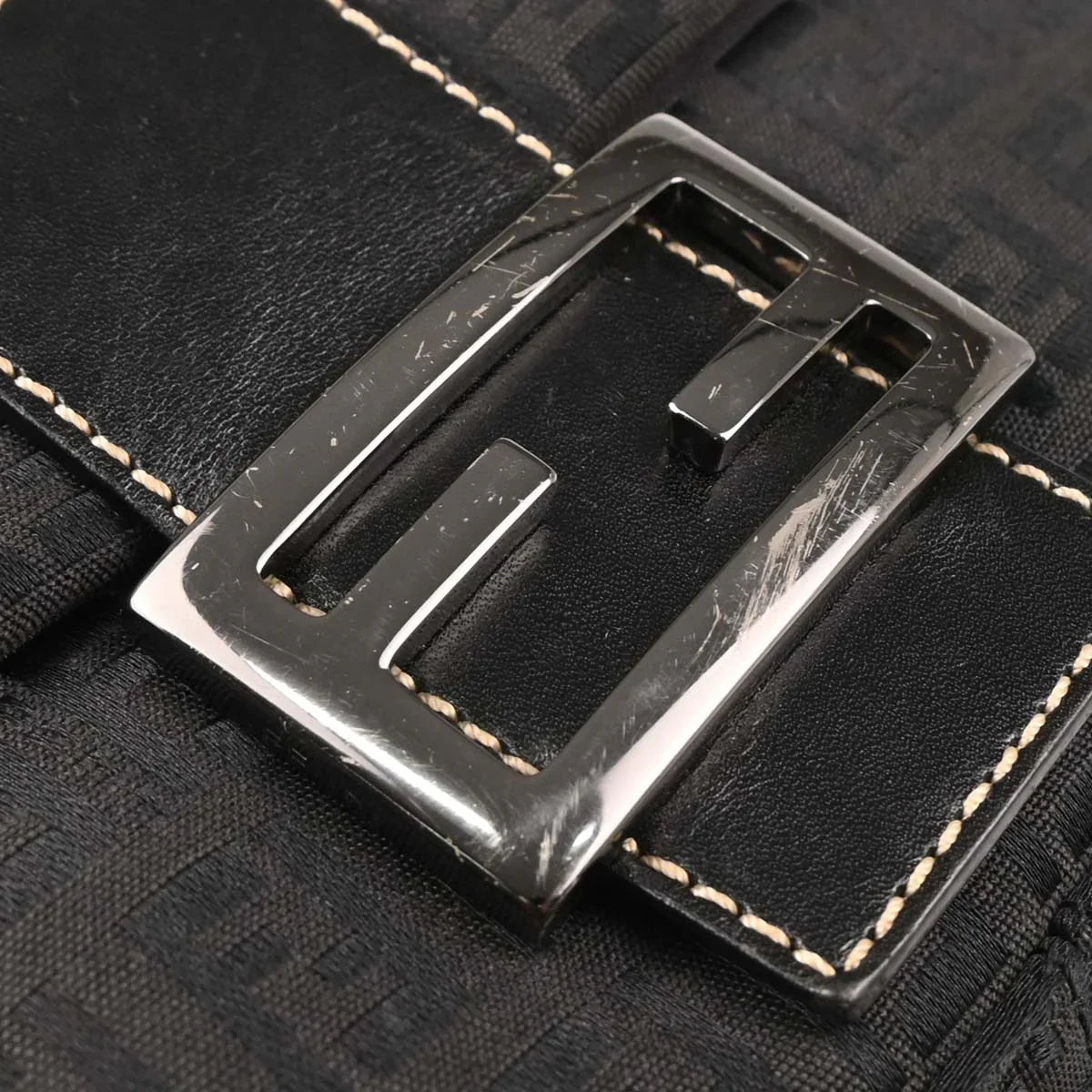 Fendi 2002 Zucchino Mamma Baguette Handbag