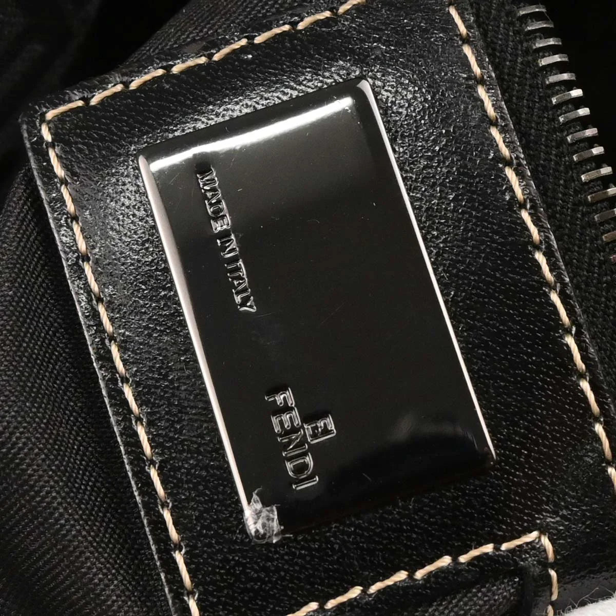 Fendi 2002 Zucchino Mamma Baguette Handbag
