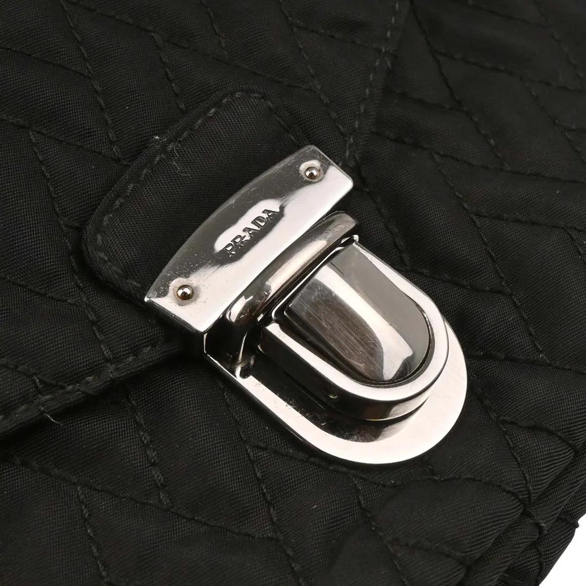 Prada Black Nylon Shoulder Bag