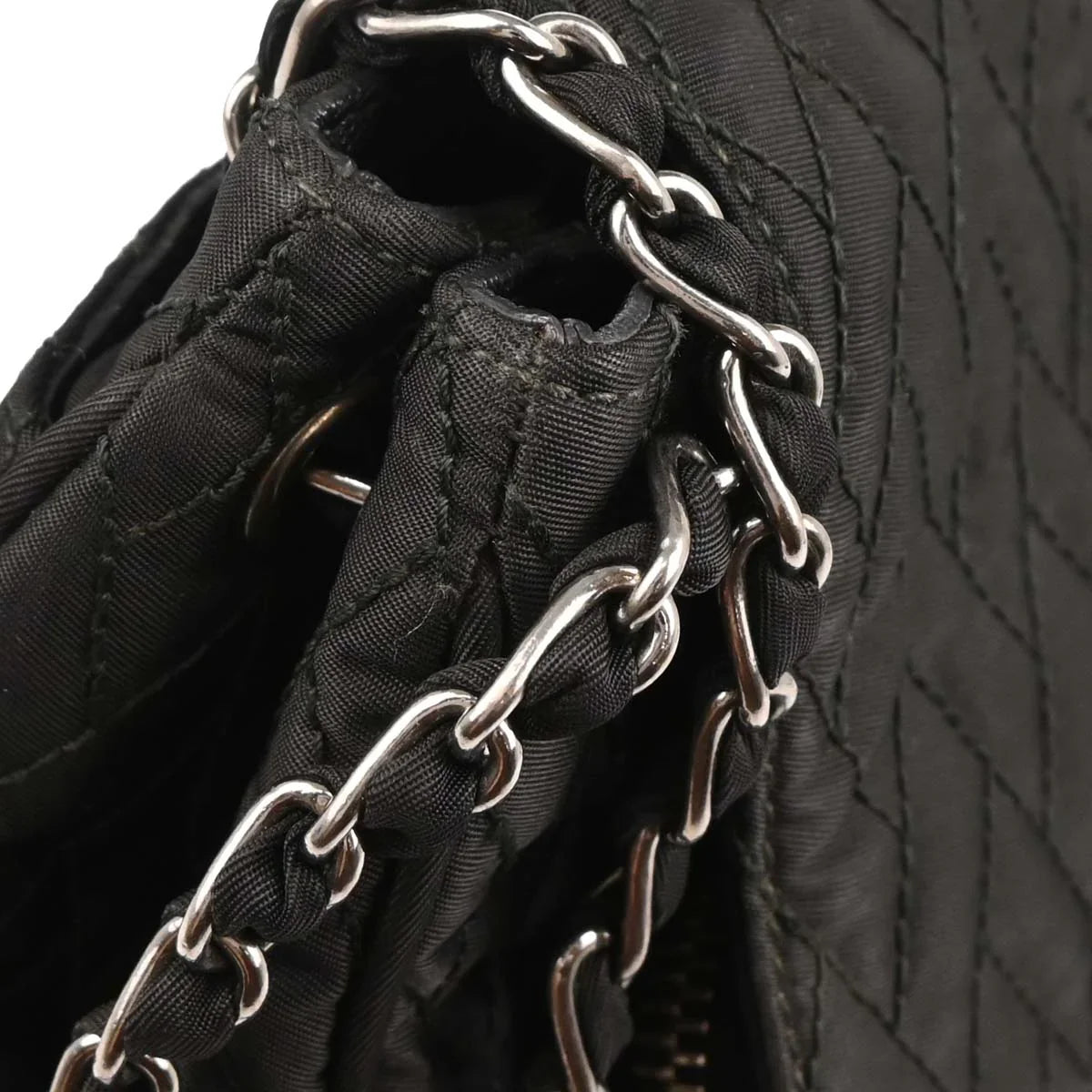 Prada Black Nylon Shoulder Bag