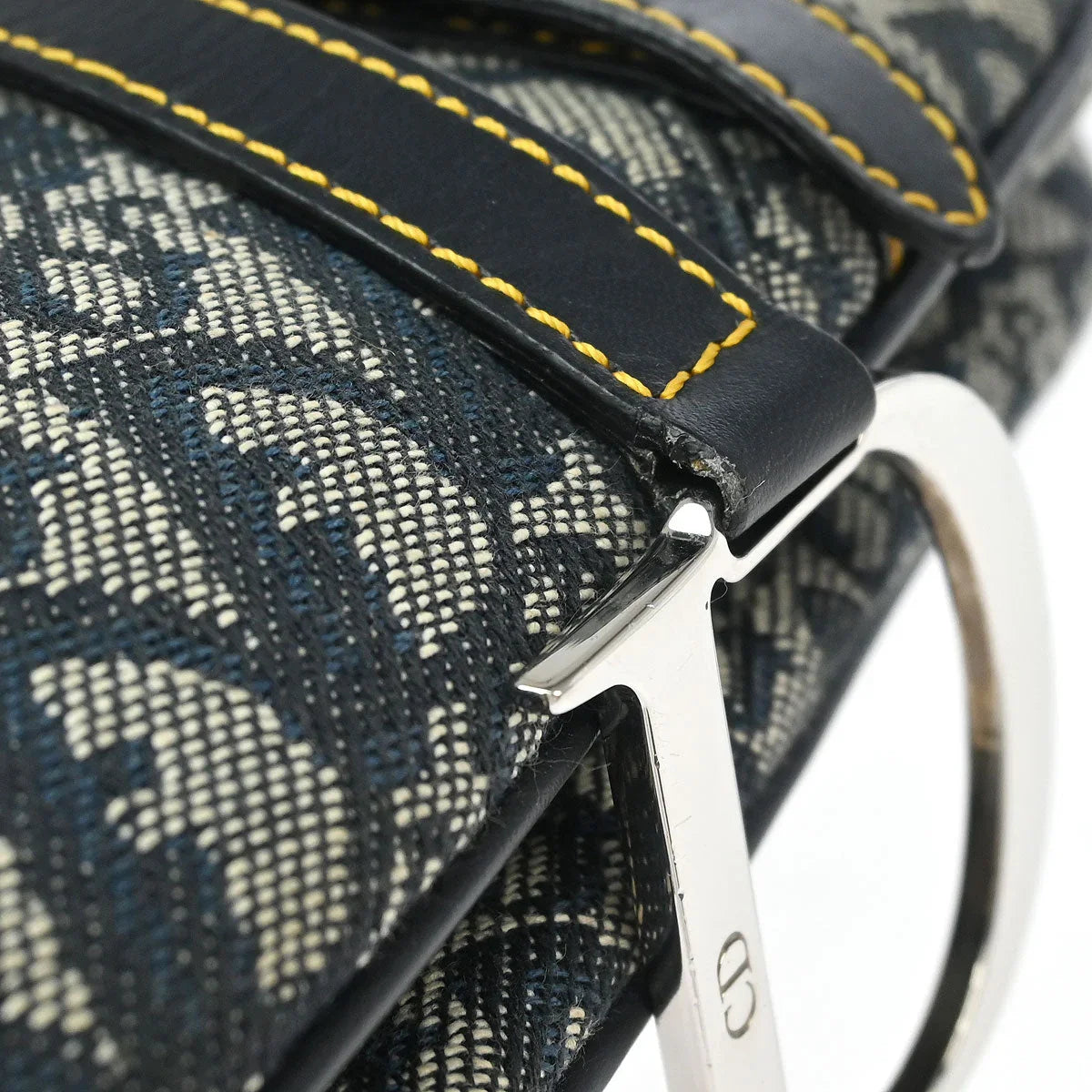 Christian Dior Navy Trotter Saddle Handbag