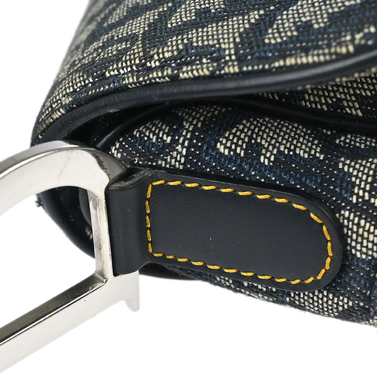 Christian Dior Navy Trotter Saddle Handbag