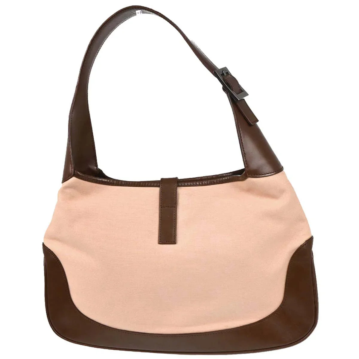 Gucci Pink Canvas Jackie Hobo Handbag