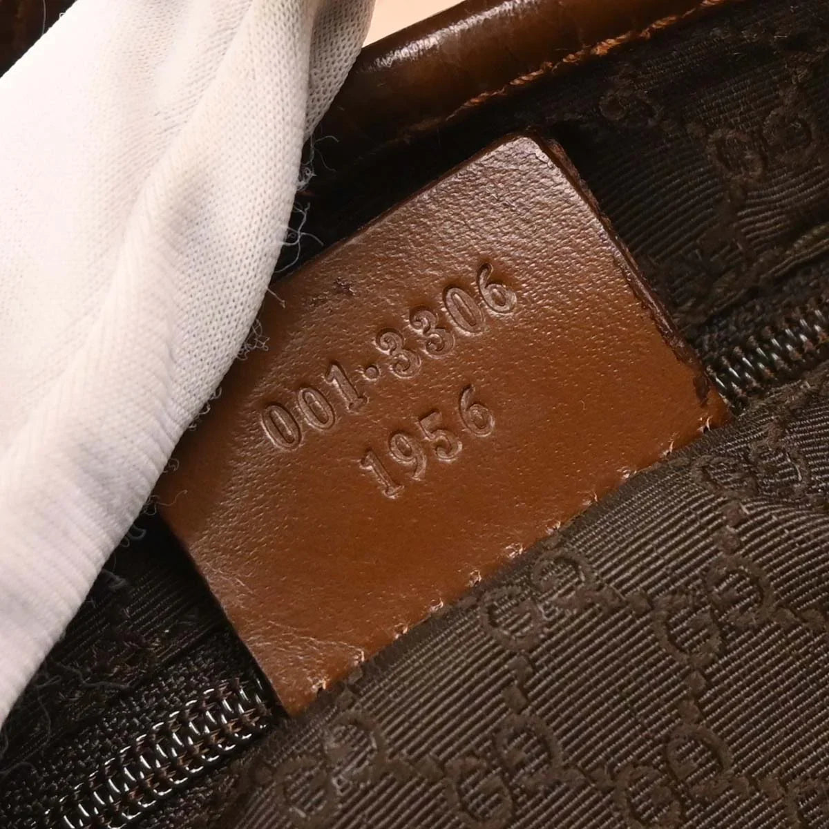Gucci Pink Canvas Jackie Hobo Handbag