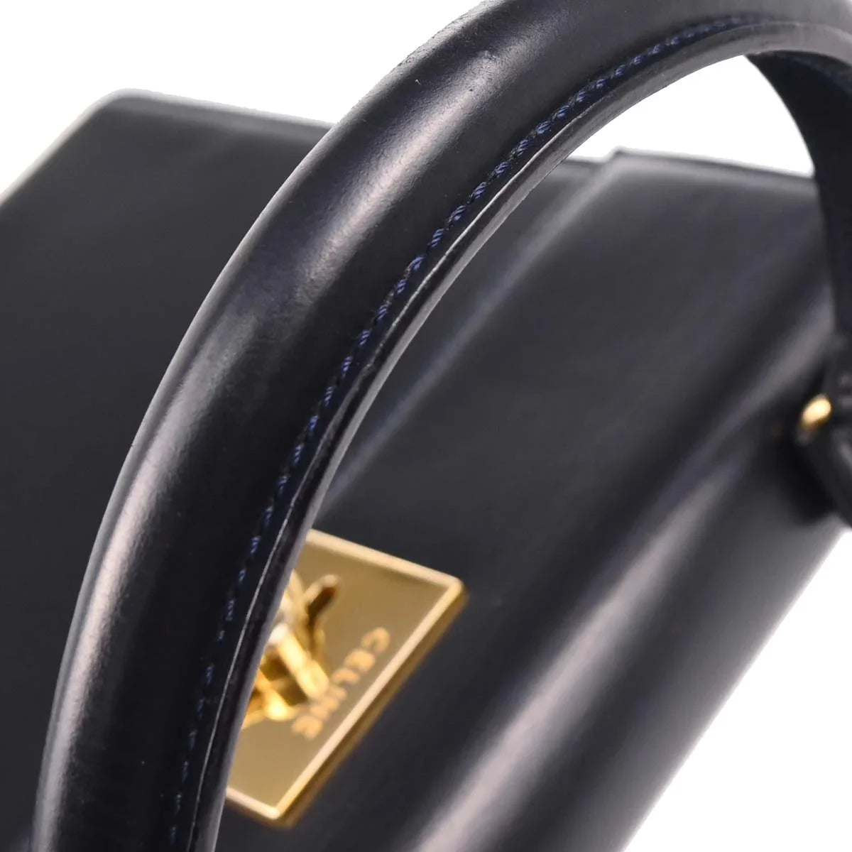 Celine Dark Navy 2way Shoulder Handbag