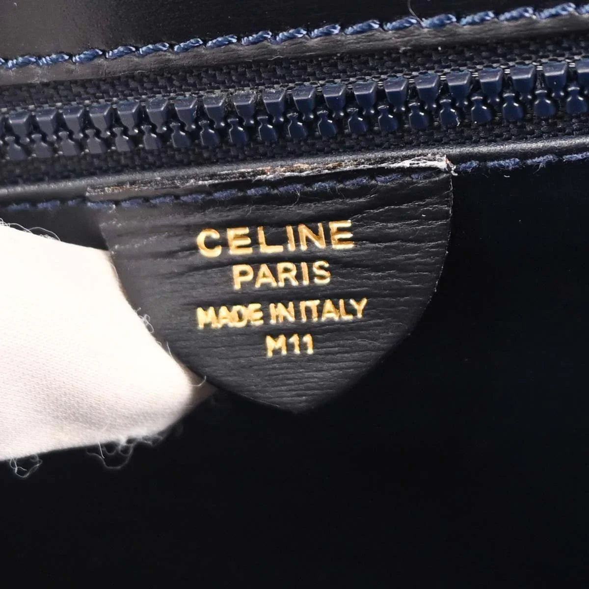 Celine Dark Navy 2way Shoulder Handbag