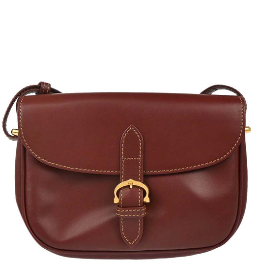 Cartier Bordeaux Leather Must de Cartier Shoulder Bag