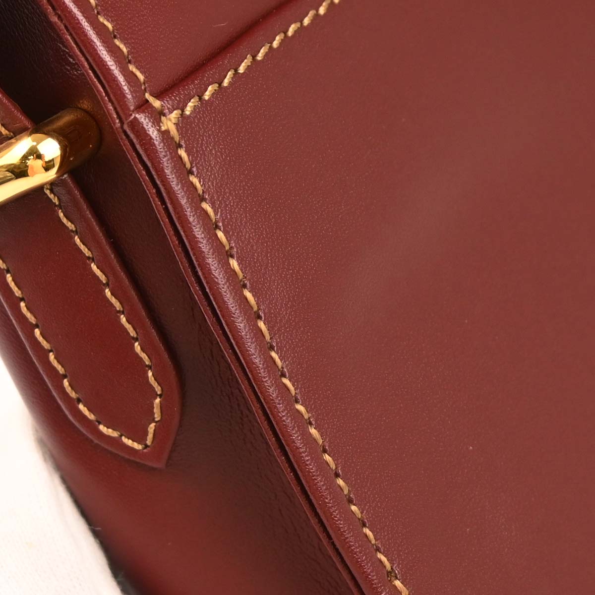 Cartier Bordeaux Leather Must de Cartier Shoulder Bag