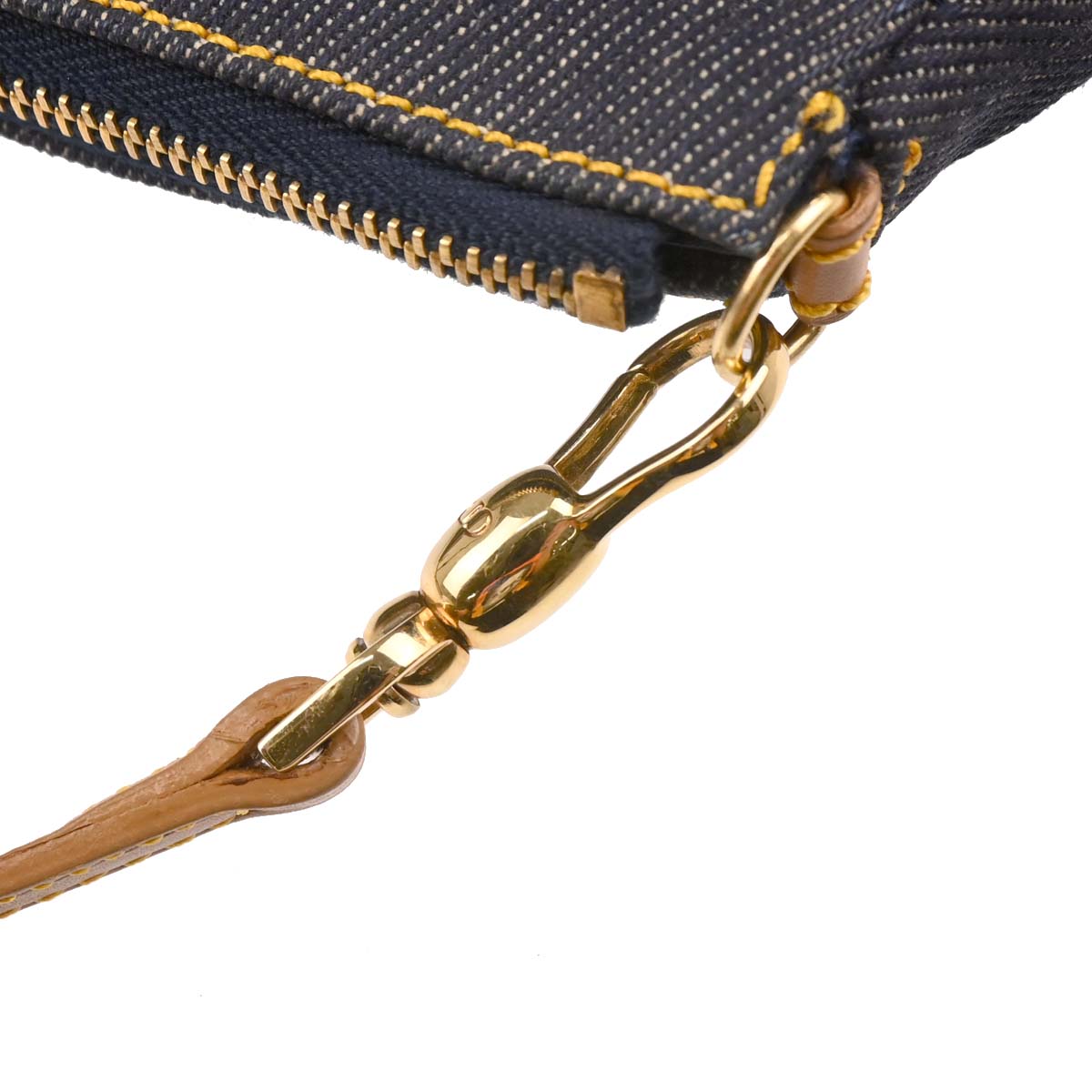Christian Dior 1991 Navy Denim Saddle Handbag