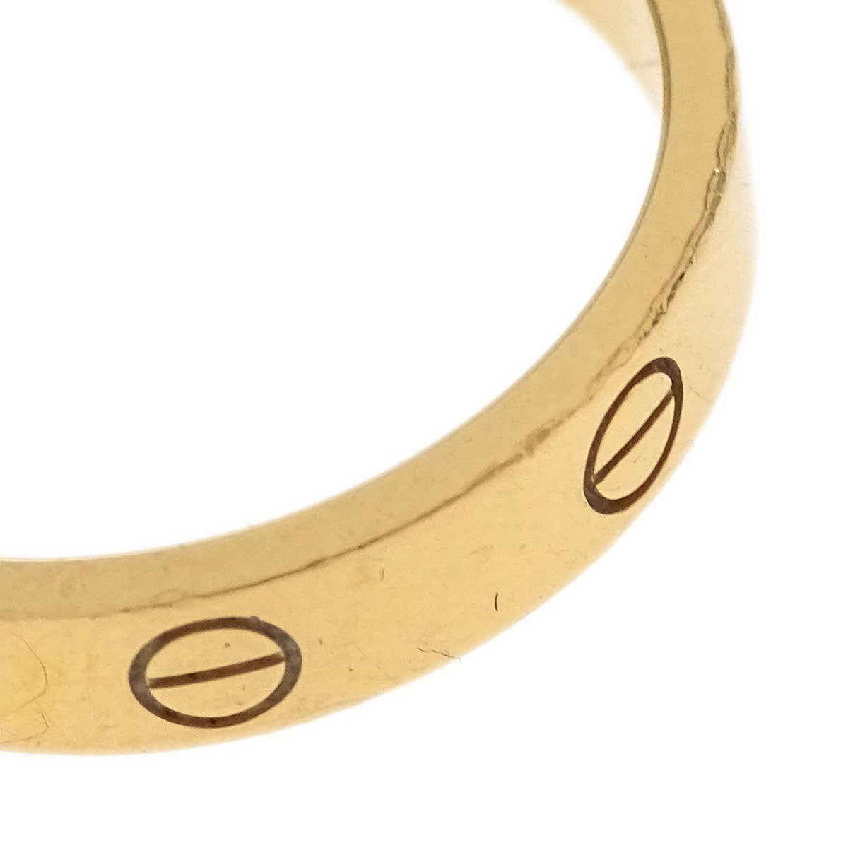 Cartier Mini Love Ring Au750 Diamond #59 #58 KMR482
