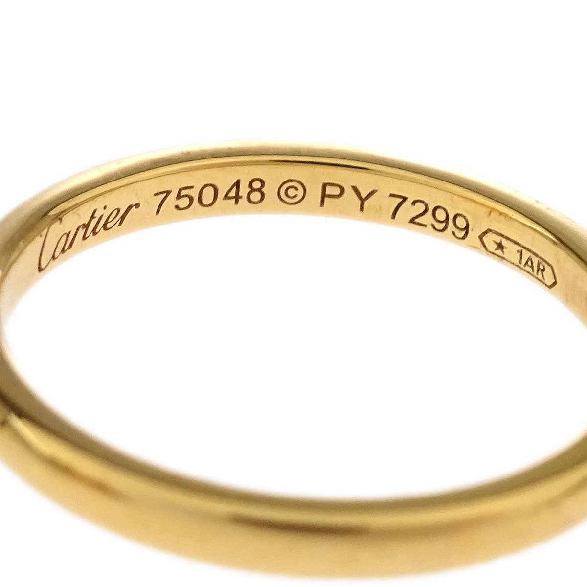 Cartier Diamants Ring PY7299 750 Diamond Gold #48