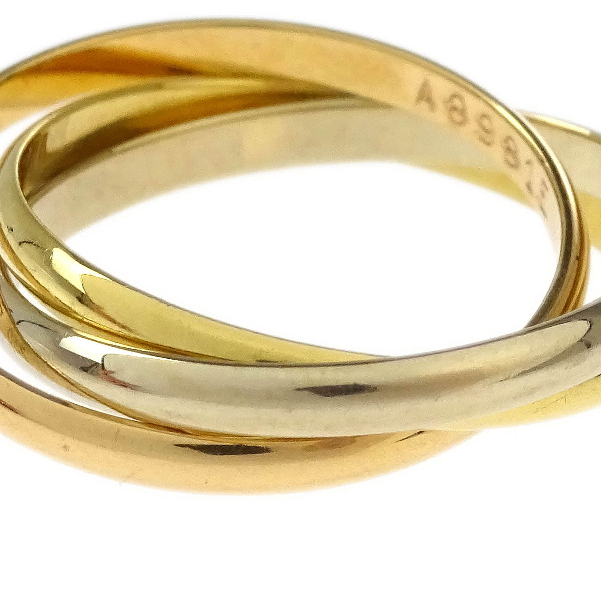 Cartier Trinity Ring 750 #53 A8981E