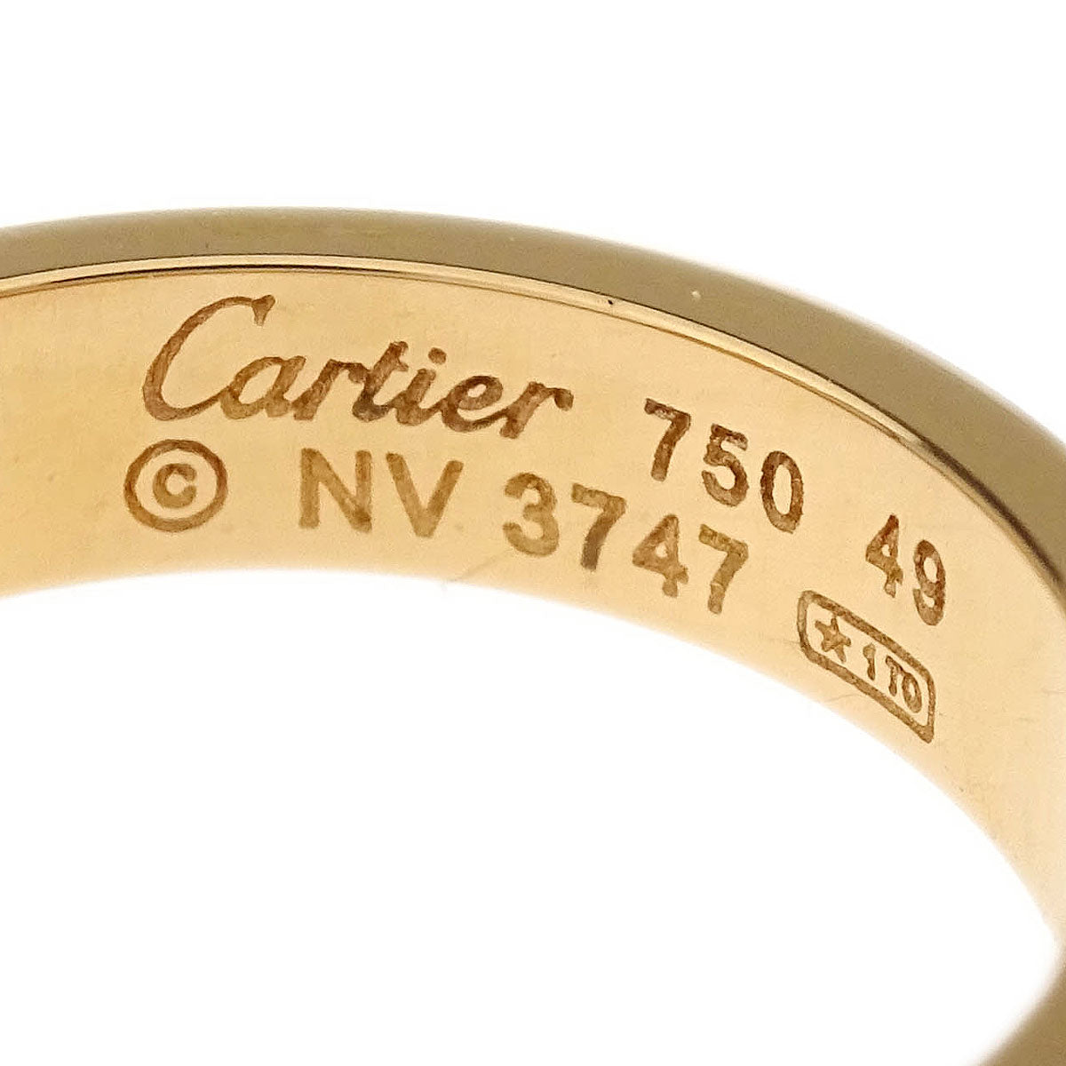 Cartier Mini Love Ring 750 #49 NV3747