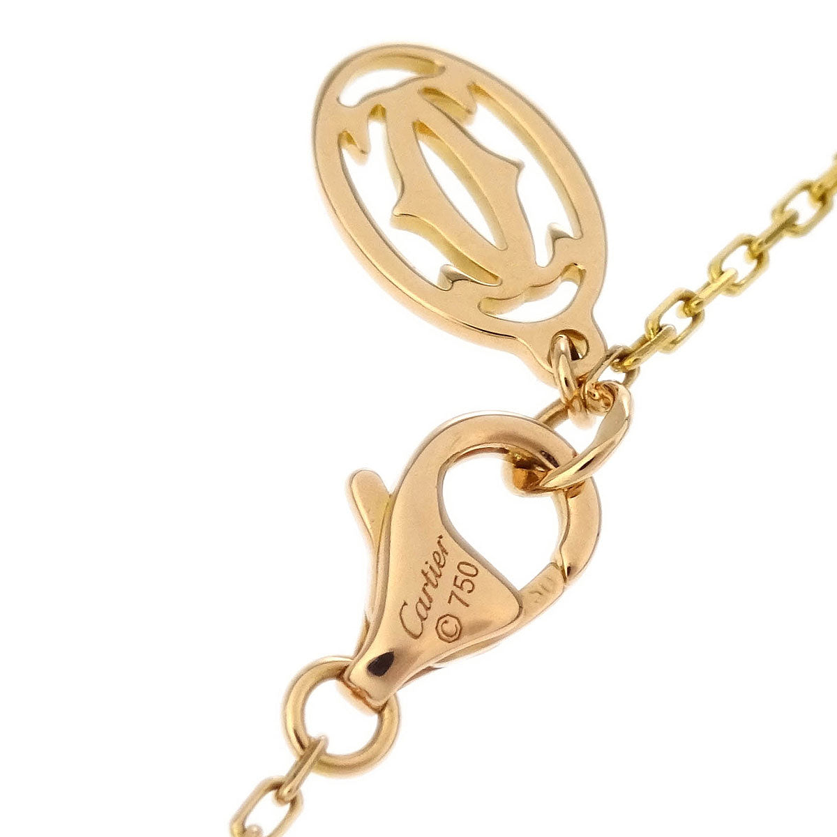 Cartier d'Amour Pendant Necklace Sapphire 750 ATL370 Gold